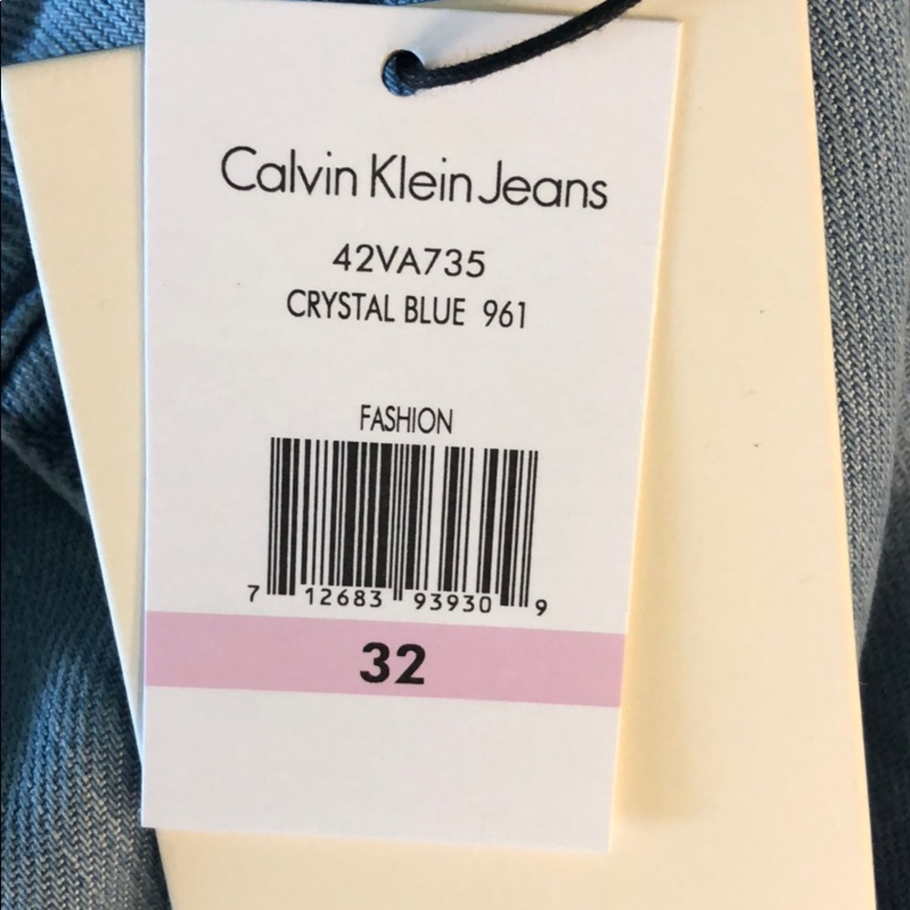 NWT Calvin Klein Jeans wide leg Capri size 32 - Picture 5 of 6